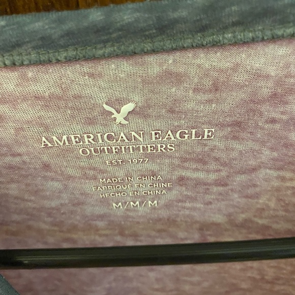 Distressed Cropped American Eagle Shirt - Picture 3 of 3